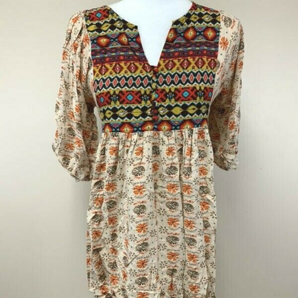 Umgee Free Spirit Boho Tunic Mini Dress - Picture 2 of 6